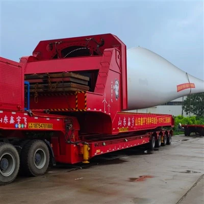 Remorcă de transport a lamei turbinei eoliene